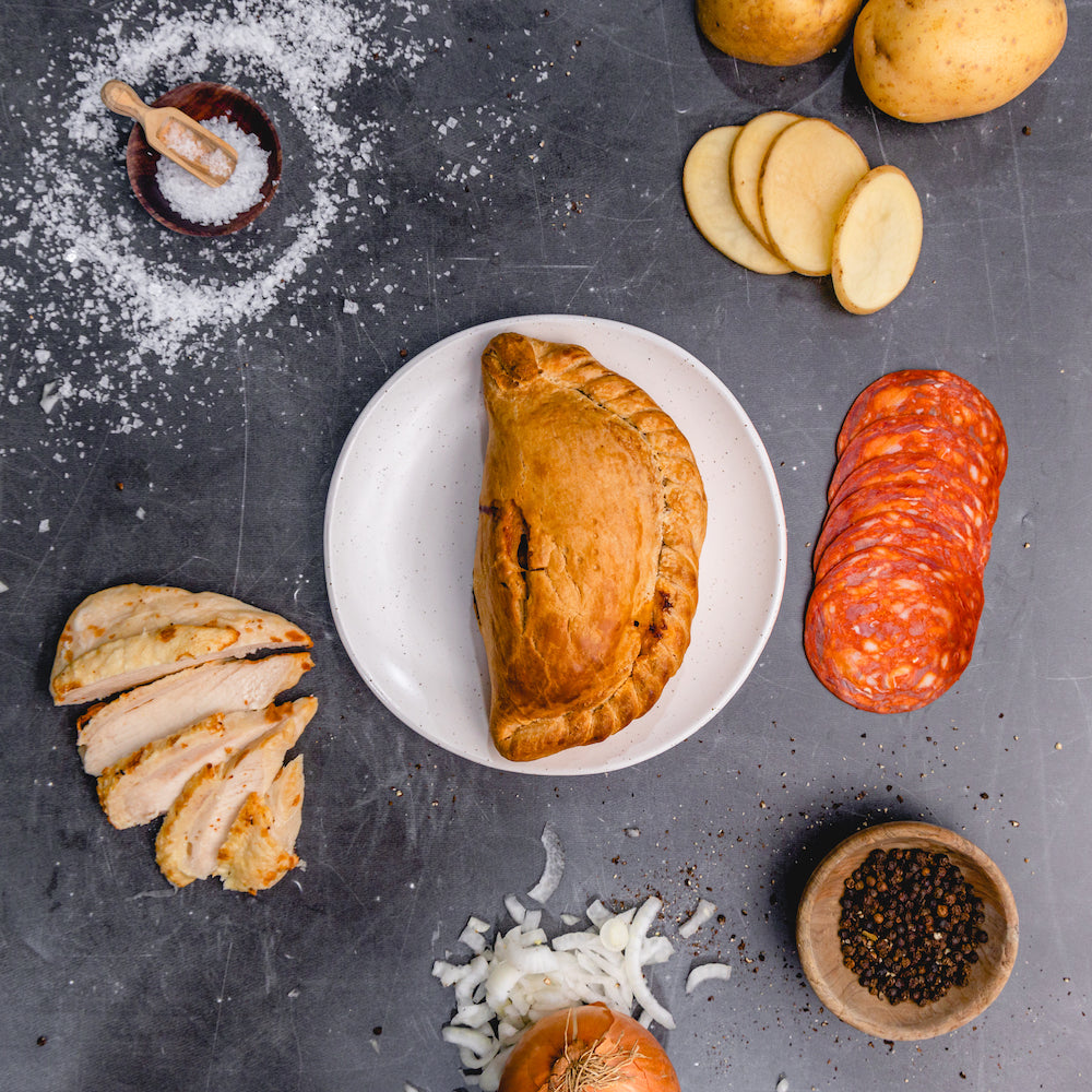 Chicken & Chorizo Pasty - Box of 6